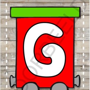 Printbestand naamslinger wagon G rood