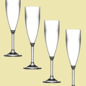 Happy Glass Champagne glas 4 stuks