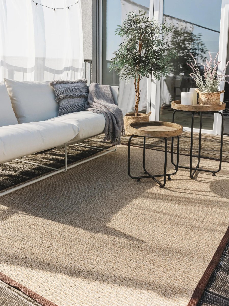benuta binnen- en buitenkleed Nandi - beige - 200x300 cm - Afbeelding 3