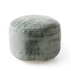 benuta poef Nova - lichtgroen - 55x55x30 cm
