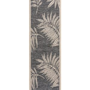 benuta binnen- en buitenloper River - blauw - 67x240 cm