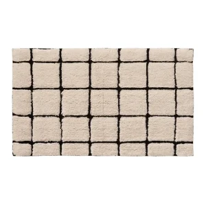 benuta badmat Noa - crème/zwart - 50x80 cm
