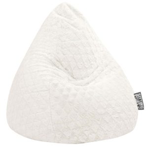 Sitting Point Zitzak Beanbag Fluffy Hearts XL – Wit