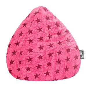 Sitting Point Zitzak Beanbag Fluffy Stars XL – Pink