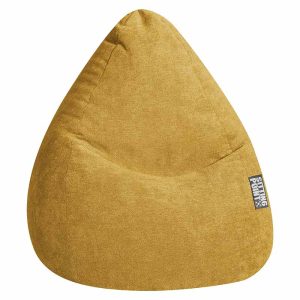 Sitting Point Zitzak Beanbag Alfa XXL – Mosterdgeel