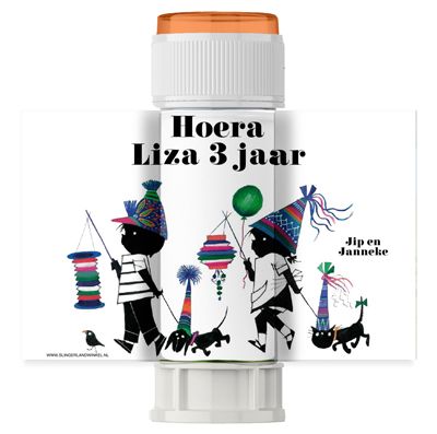 Bellenblaas wikkel printable Jip en Janneke - Afbeelding 3
