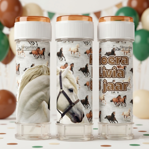 Bellenblaas wikkel printable Paarden D