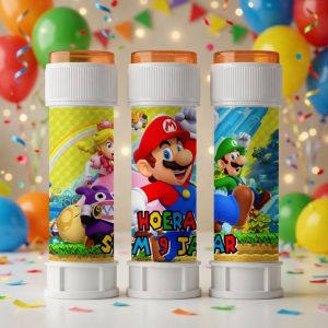 Bellenblaas wikkel printable Super Mario