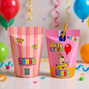 Capri-sun wikkel printable Bumba rose