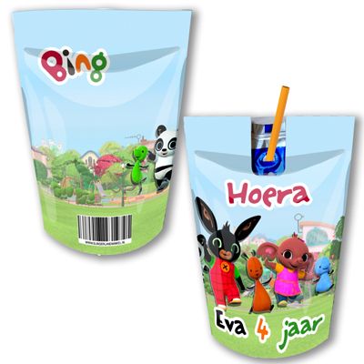 Capri-sun wikkel printable Bing Bunny - Afbeelding 3