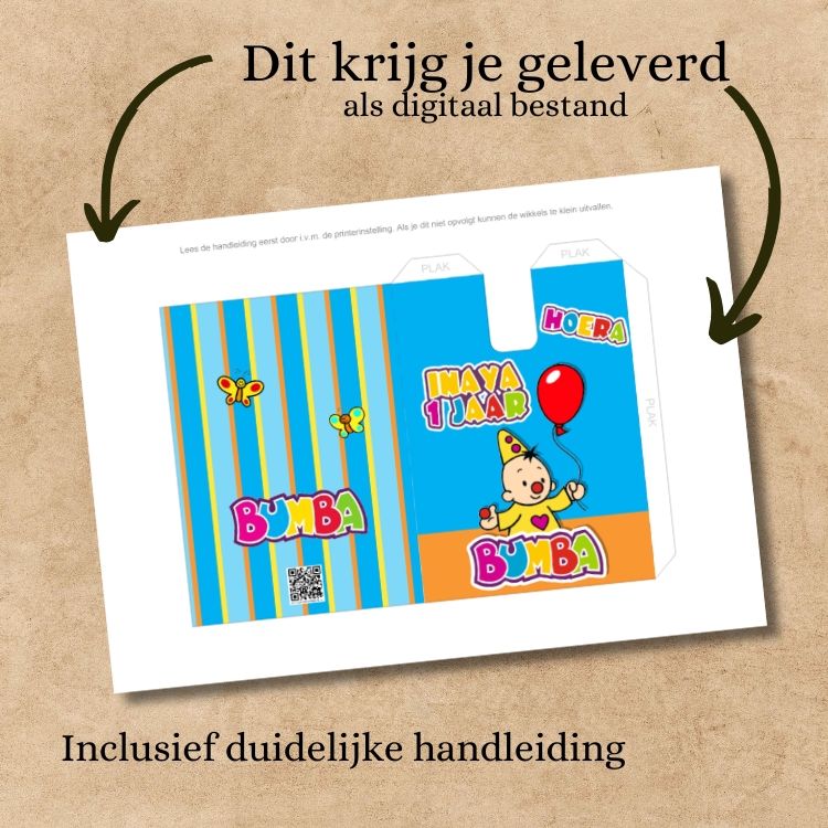 Capri-sun wikkel printable Bumba - Afbeelding 4