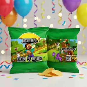 Chips wikkel printable Minecraft B