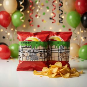 Chips wikkel printable Minecraft Burberry