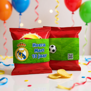 Chips wikkel printable Voetbalclub Real Madrid