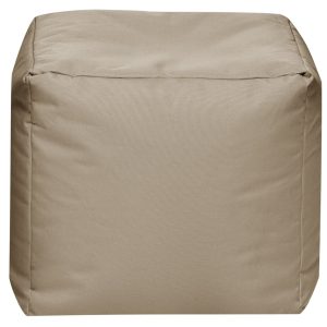 Vierkante Poef Khaki