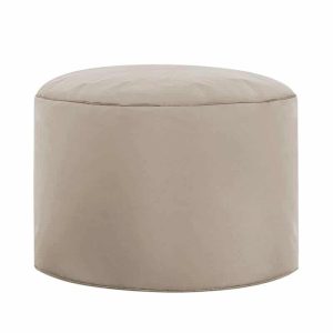 Ronde Poef Khaki