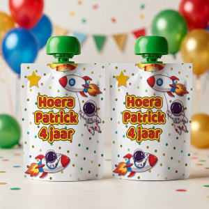 Knijpfruit wikkel printable Ruimtevaart
