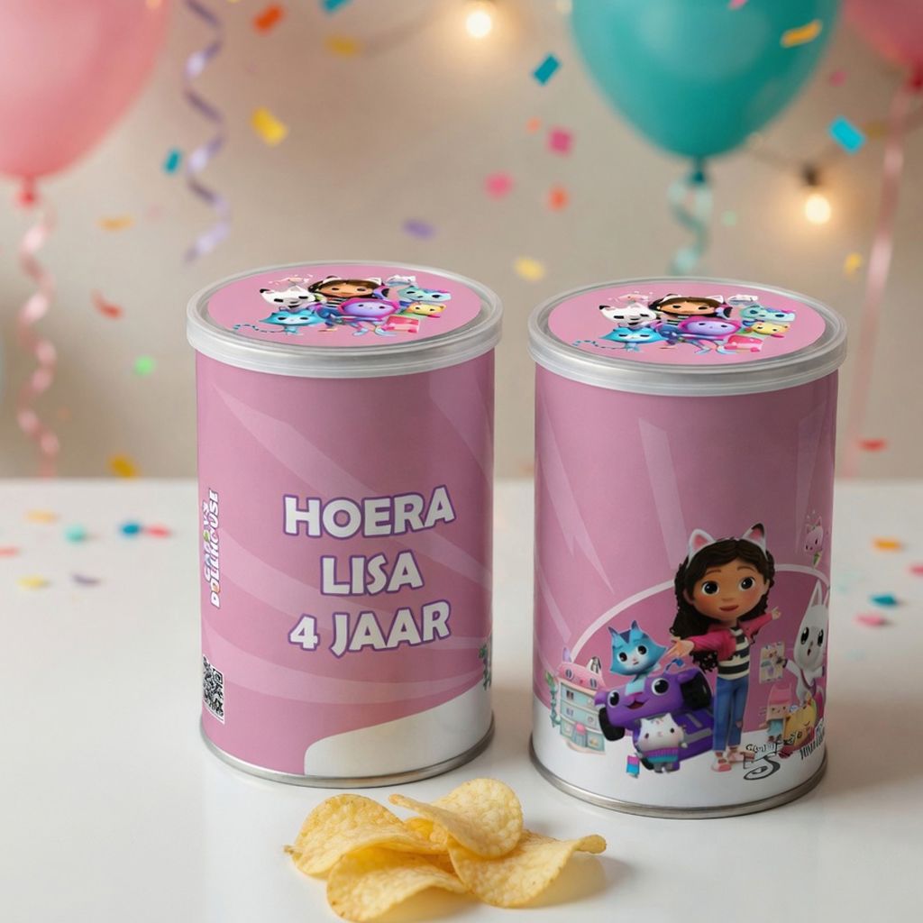Pringles wikkel 70 gr printable Gabby’s Dollhouse - Afbeelding 2