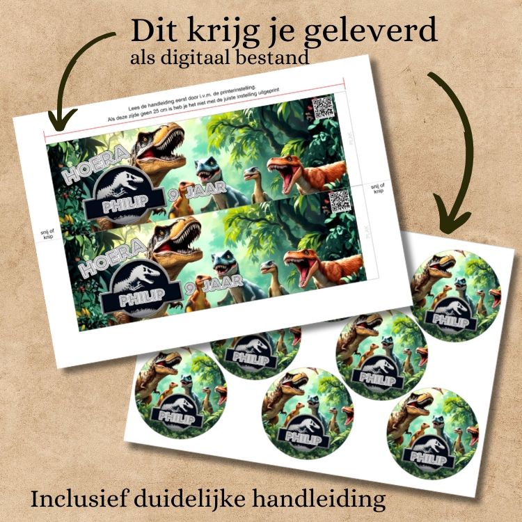 Pringles wikkel printable Jurassic World - Afbeelding 4