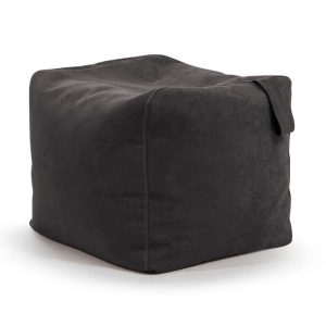 Sitting Point Poef Saddle Indiana – Antraciet