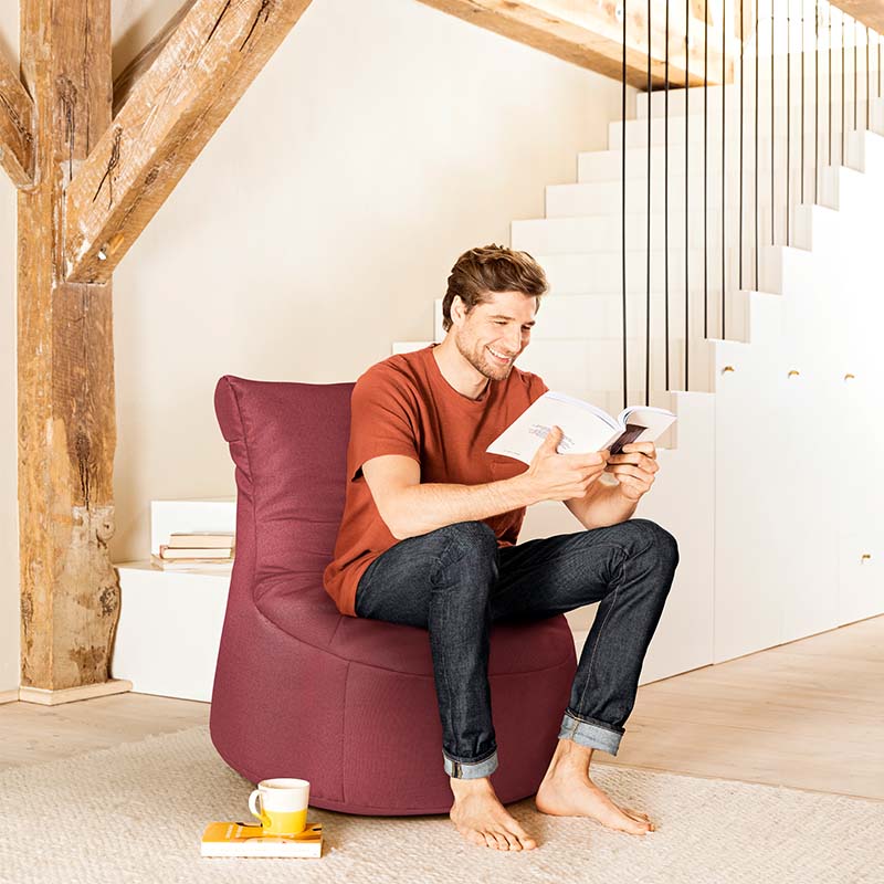 Sitting Point Zitzak Stoel Swing Keiko – Grijsblauw - Afbeelding 3