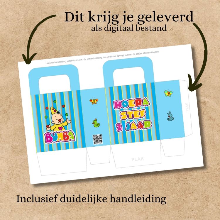 Zakje printable Bumba - Afbeelding 4