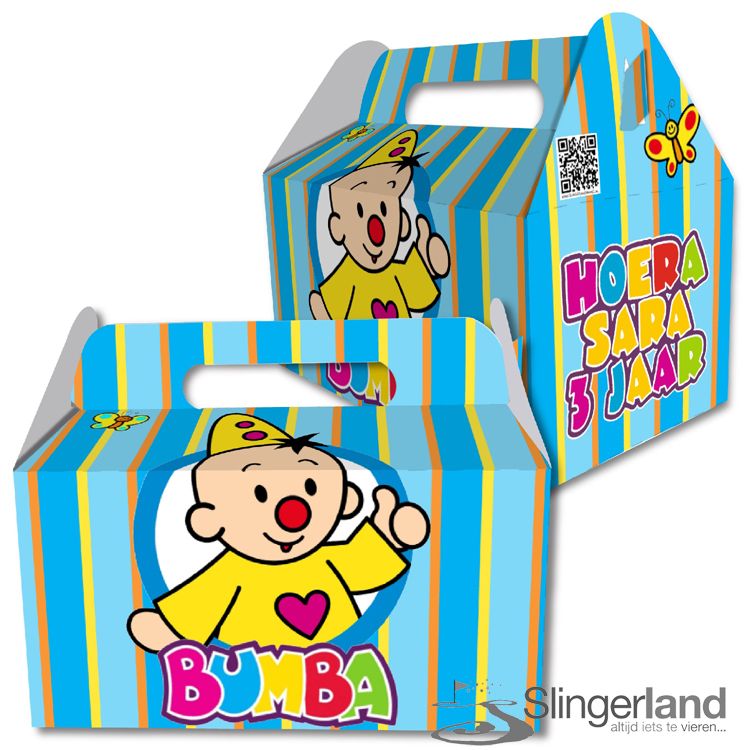 Uitdeelbox traktatie printable Bumba - Afbeelding 3
