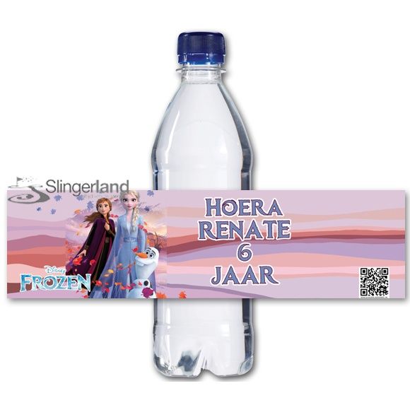 Water/drinkfles etiket printable Frozen B - Afbeelding 3