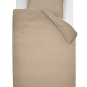 Beddinghouse Dekbedovertrek Mist - 140 x 200/220 cm - Licht bruin