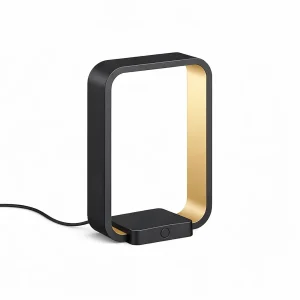 Artdelight tafellamp Modesto - 1 lichts - 7.5  x 20   cm - zwart goud