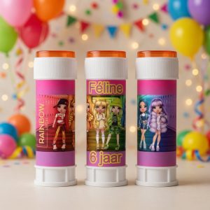 Bellenblaas wikkel printable Rainbow High Dolls