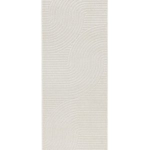 benuta binnen- en buitenloper Mars - crème - 80x240 cm