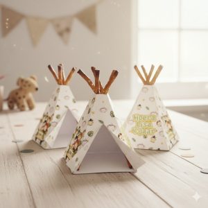 Tipi tent traktatie printable Jungle A
