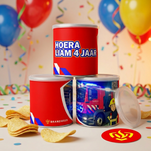 Pringles wikkel printable Brandweer