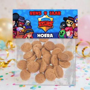 Snoepzak label printable Brawl Stars