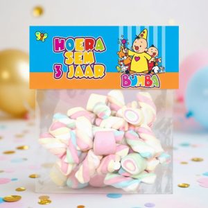 Snoepzak label printable Bumba