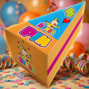 Taartpunt doosje printable Bumba