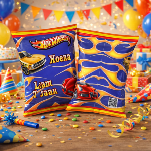Chips zakje printable Hot Wheels