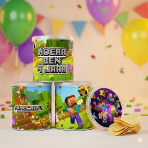 Pringles wikkel printable Minecraft B