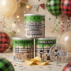 Pringles wikkel printable Minecraft Burberry