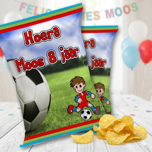 Chips zakje printable Voetbal A