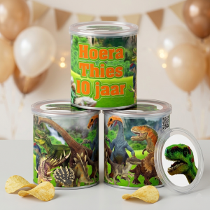 Pringles wikkel printable Dino
