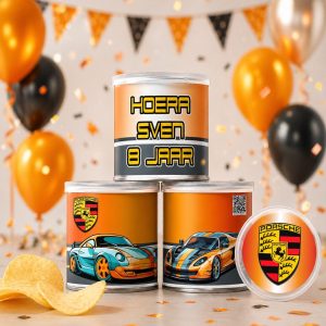 Pringles wikkel printable Porsche