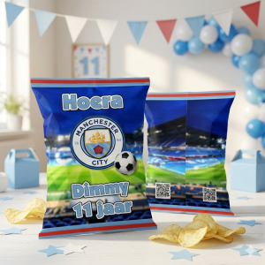 Chips zakje printable Voetbalclub Manchester City