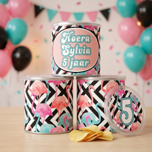 Pringles wikkel printable Flamingo B