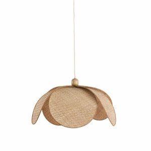 Light & Living hanglamp Lavrio - bruin - Ø60.5cm