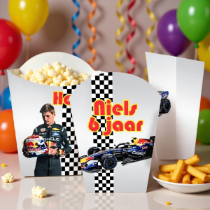 Traktatie frietbakje printable Max Verstappen