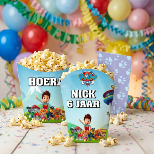 Traktatie frietbakje printable Paw Patrol