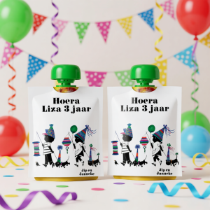 Knijpfruit wikkel printable Jip en Janneke