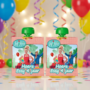 Knijpfruit wikkel printable Juf Roos
